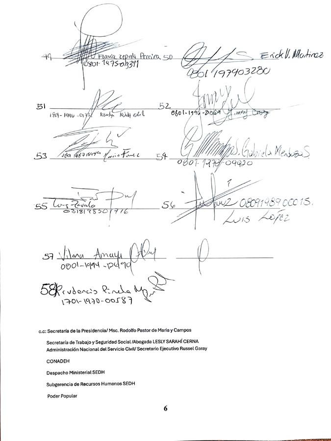 Personal de SEDH asegura que empleados en protesta no los representan