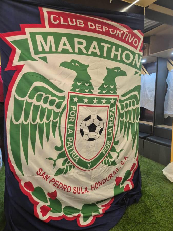 Marathón tapó el escudo del Real España en los camerinos del Morazán: Causó indignación