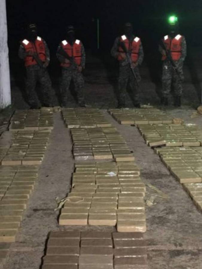 En unos 10 millones de dólares esta valorada droga incautada en el Golfo de Fonseca