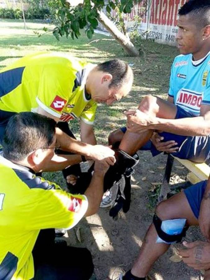 Le inmovilizan el tobillo a Carlo Costly