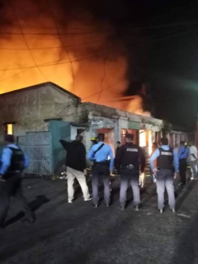 Hombre resulta con quemaduras en incendio en cuartería de la capital