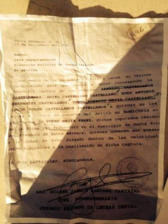 Capturan banda de 'Los Castellanos' en Santa Bárbara  