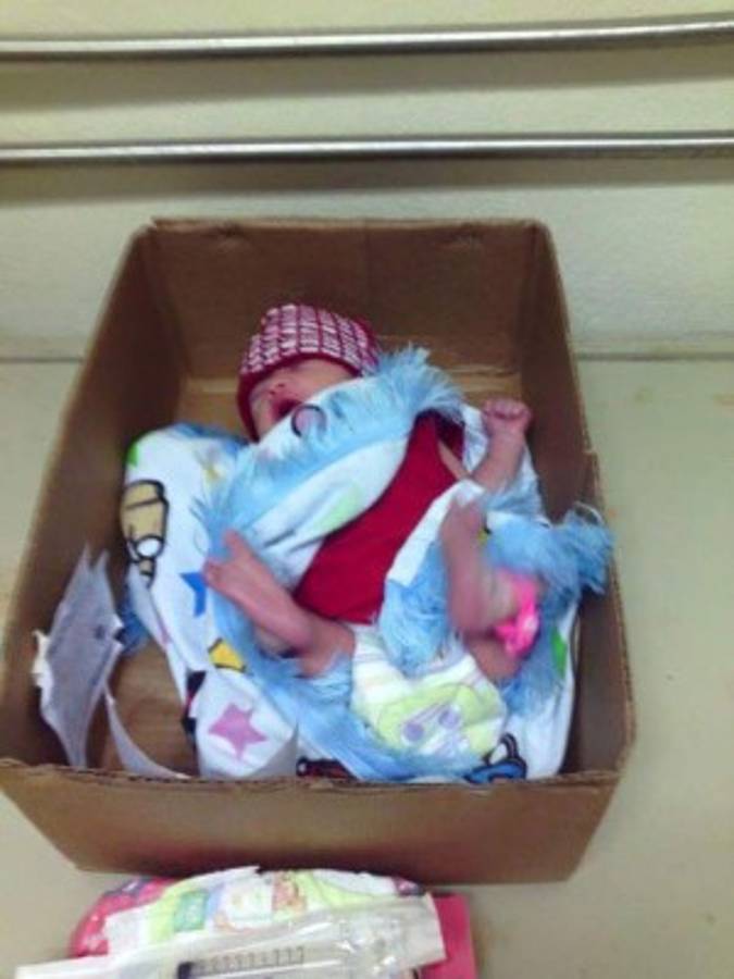 Nathalia Casco y su reacción sobre los bebés puestos en cajas de cartón