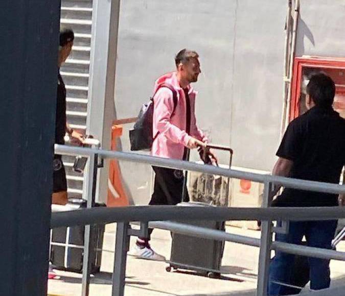 Messi llega con fuertes medidas de seguridad a México para juego ante Monterrey