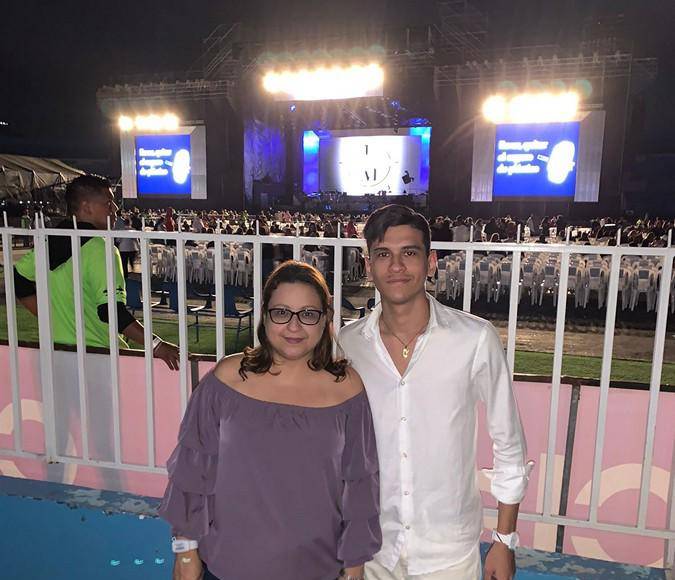 Así se vivió el romántico concierto de Luis Miguel en Tegucigalpa