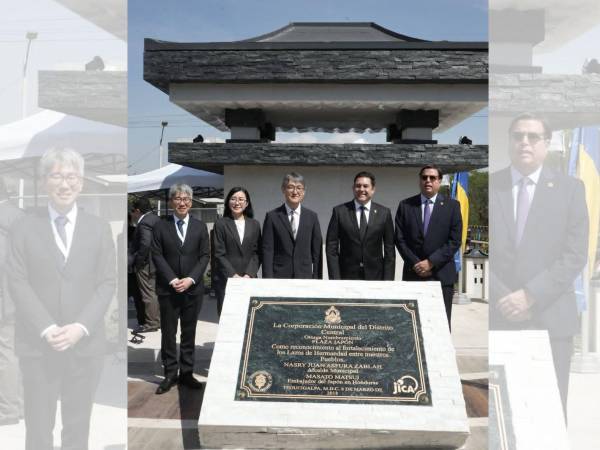La alcaldía capitalina inauguró la remodelación de Plaza Japón en reconocimiento al apoyo histórico del pueblo japonés.