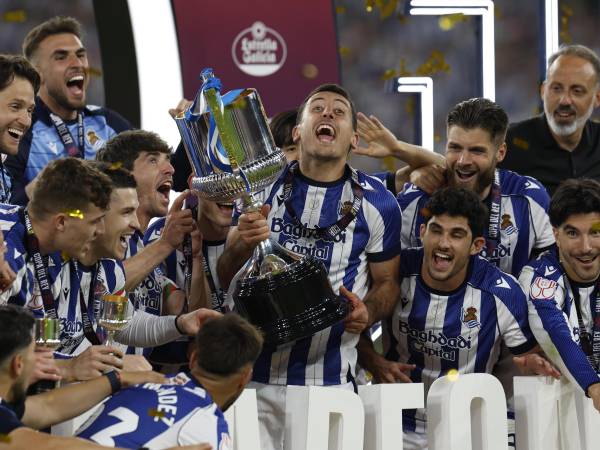 La Real Sociedad conquistó su cuarto título de Copa del Rey.