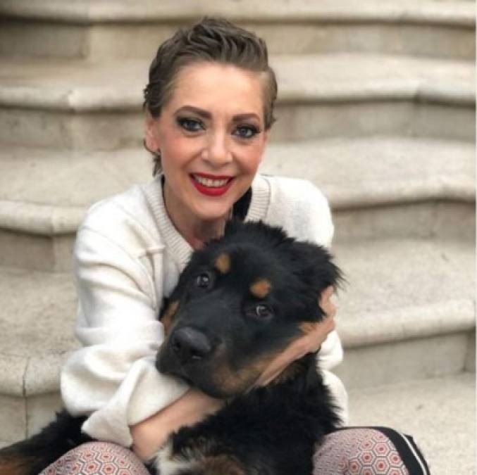 FOTOS: Cedric, el perro que acompañó a Edith González en sus últimos meses de vida