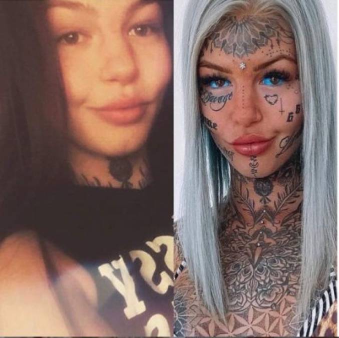 FOTOS: La influencer que quedó ciega temporalmente por tatuarse los ojos