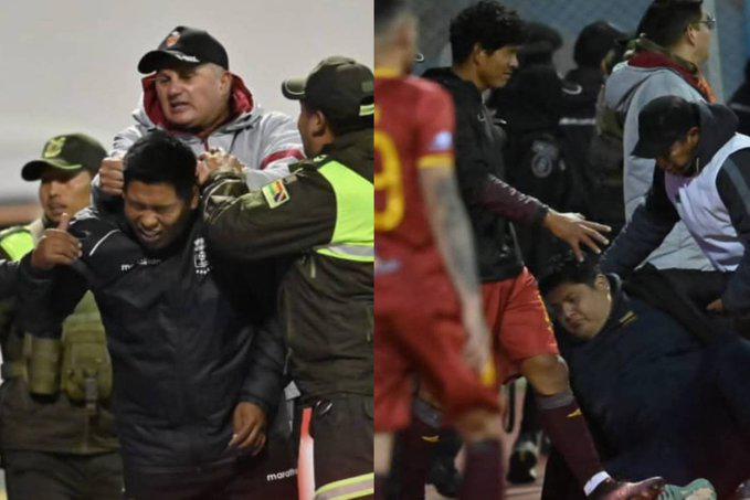 Partido de fútbol termina en batalla campal; 17 expulsados y directivo fracturado