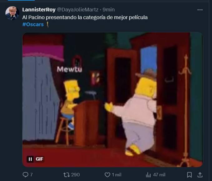 Los mejores memes de los Premios Oscar 2024