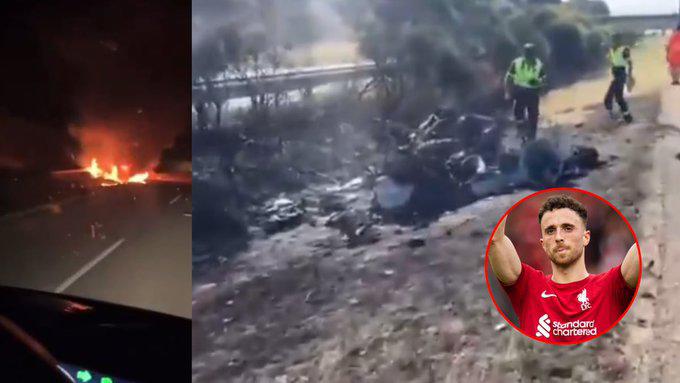 Diogo Jota y André da Silva: Así quedó el carro tras accidente en el que perdieron la vida