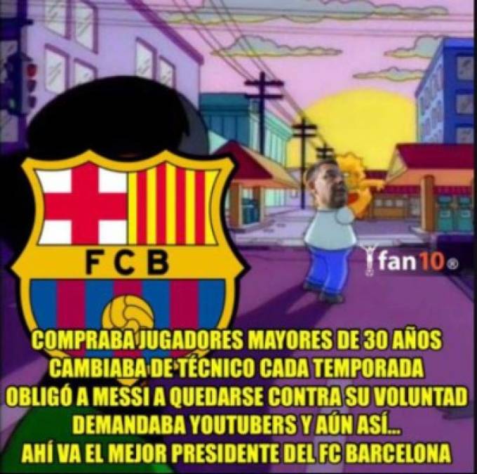 Los crueles memes que dejó la renuncia de Josep Maria Bartomeu del Barcelona
