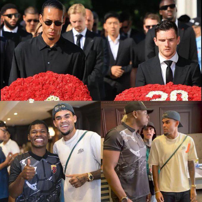 Luis Díaz es criticado por irse de fiesta y no asistir al funeral de Diogo Jota