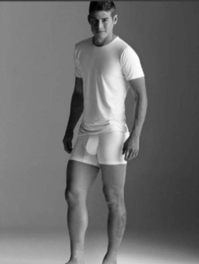 VIDEO: James Rodríguez modela ropa interior