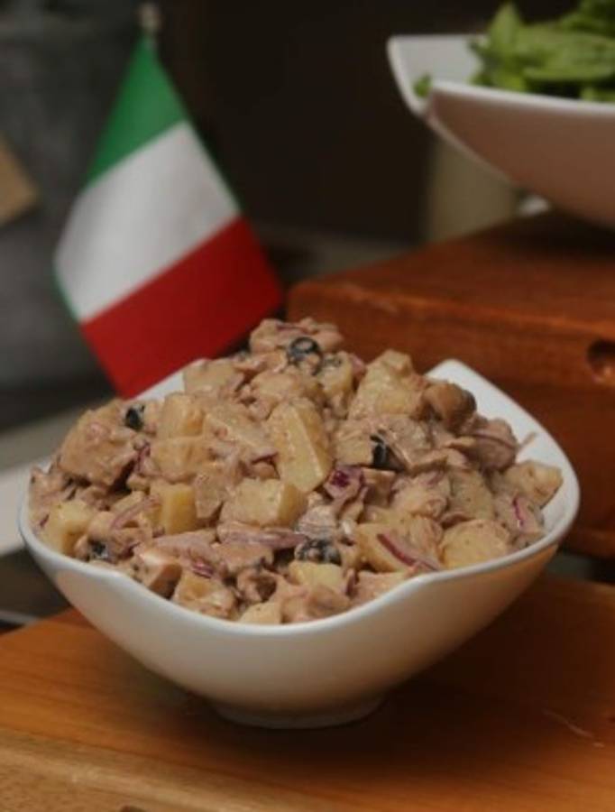 Ensalada de pulpo./ Foto:David Romero.