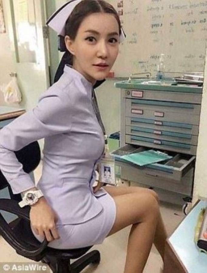 Enfermera tailandesa era tan sexy que se vio obligada a renunciar.