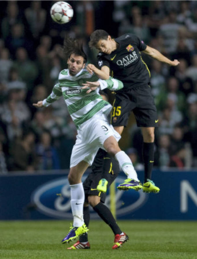 El Celtic de Emilio Izaguirre no pudo esta vez contra el Barça
