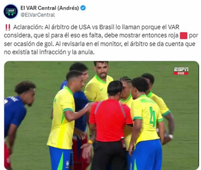 Así reaccionan medios y periodistas tras error de Said Martínez en el EEUU-Brasil