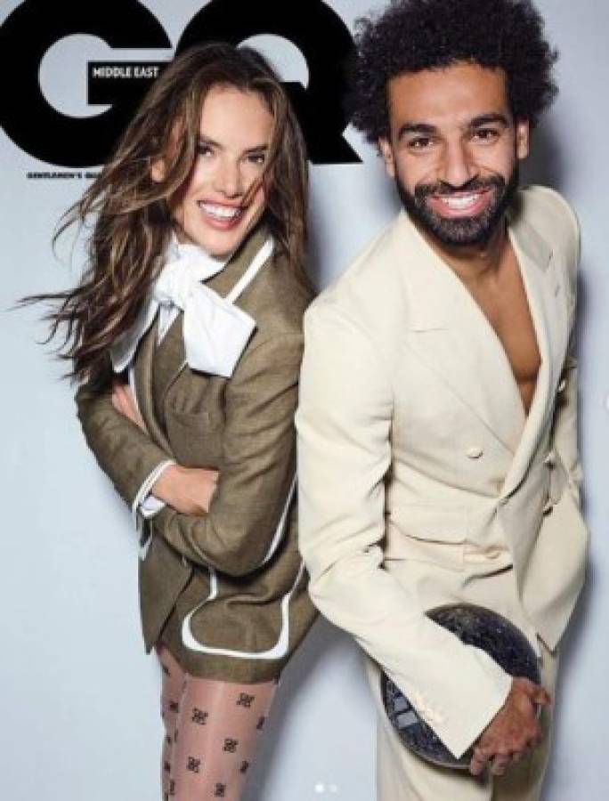 Mohamed Salah posa con Alessandra Ambrosio y causa polémica en Egipto