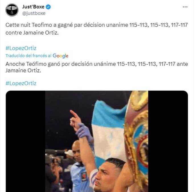 Teófimo López gana y esto dicen los medios tras derrotar a Ortiz
