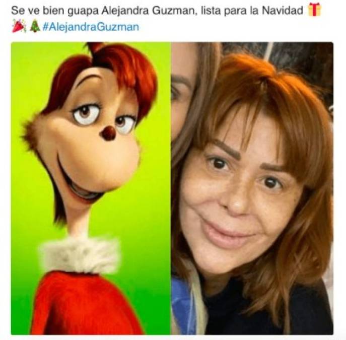 Los crueles memes contra Alejandra Guzmán tras destruir su rostro con cirugías