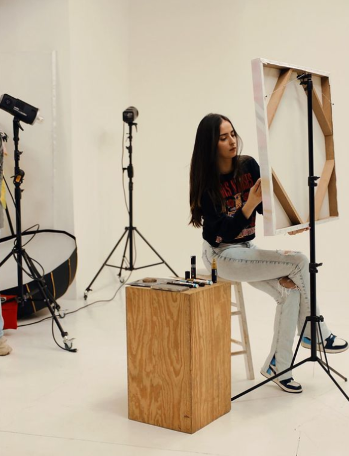 “Desde chiquita yo he sido muy creativa, siempre me ha encantado el mundo del arte”, asegura la brillante catracha.