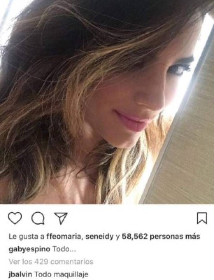 J Balvin le envía extraños mensajes a Gaby Espino