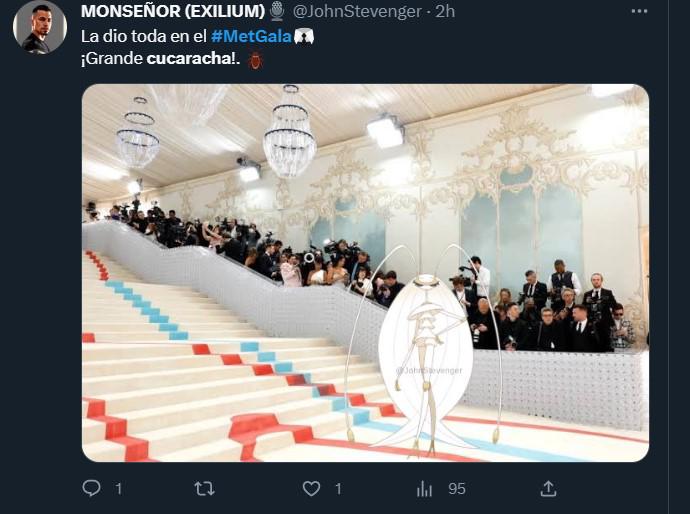 Los imperdibles memes de la cucaracha de la Met Gala 2023