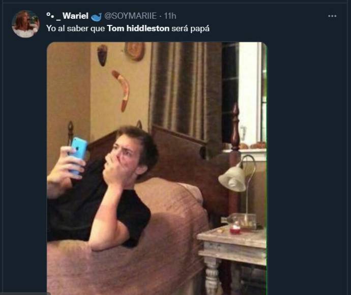 Tom Hiddleston se convertirá en padre y las redes explotan con divertidos memes de “baby Loki”