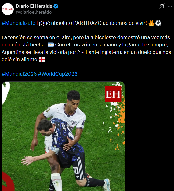 Dios es argentino Historia: Reacción de la prensa tras pase de Argentina a final del Mundial 2026
