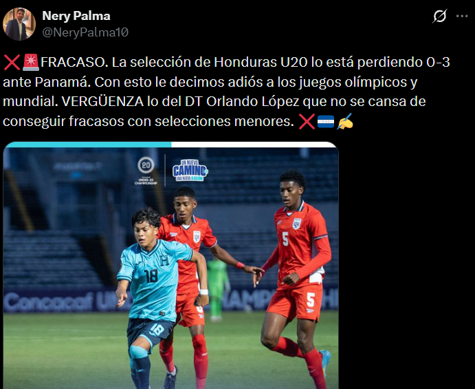 Bochorno No ven una: Prensa explota tras eliminación de Honduras en Premundial Sub-20 de Concacaf