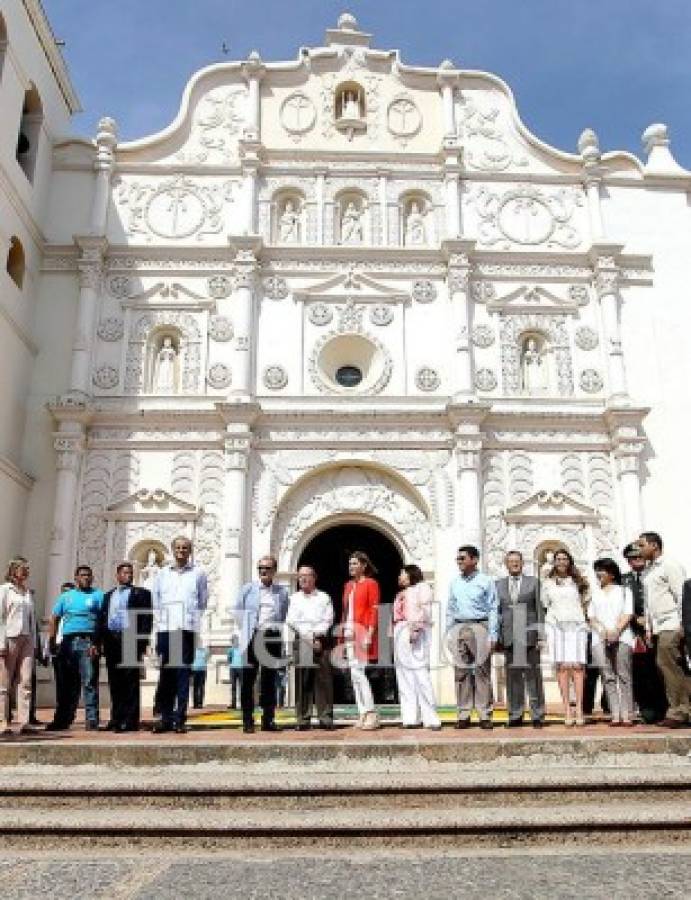 Reina Letizia de España realiza un recorrido por Comayagua