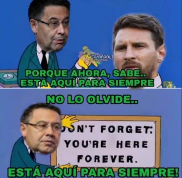 Messi, finalmente, se queda en el Barcelona y las redes no perdonan