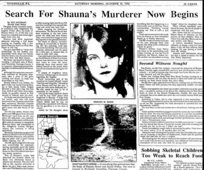 Shauna Howe: el caso que canceló Halloween por 15 años en una ciudad de Pensilvania