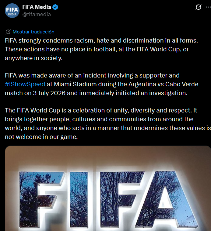 FIFA abre investigación contra Argentina: Se revela lo que hicieron aficionados con streamer