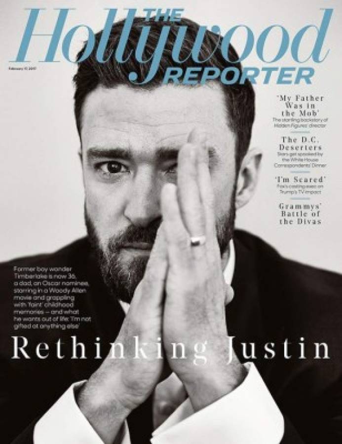 La portada que engalanó Justin Timberlake de la revista The Hollywood Reporter.