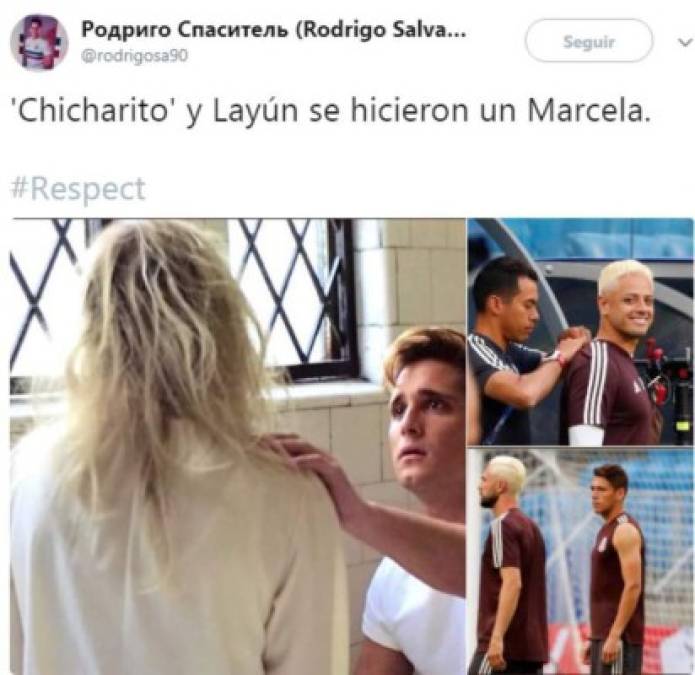 Los memes del nuevo look del Chicharito Hernández para duelo entre México vs Brasil en Rusia 2018