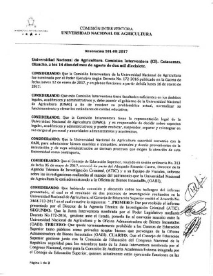 La Universidad Nacional de Agricultura se queda sin equipo al romper acuerdo con OABI