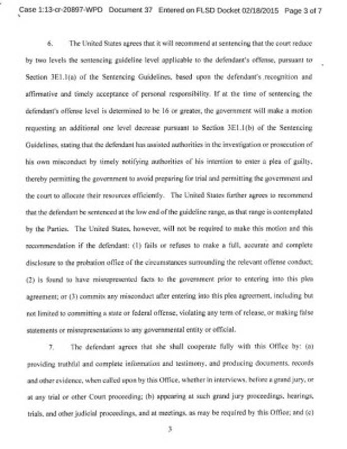 La hondureña Digna Valle acuerda delatar a cómplices en el narcotráfico