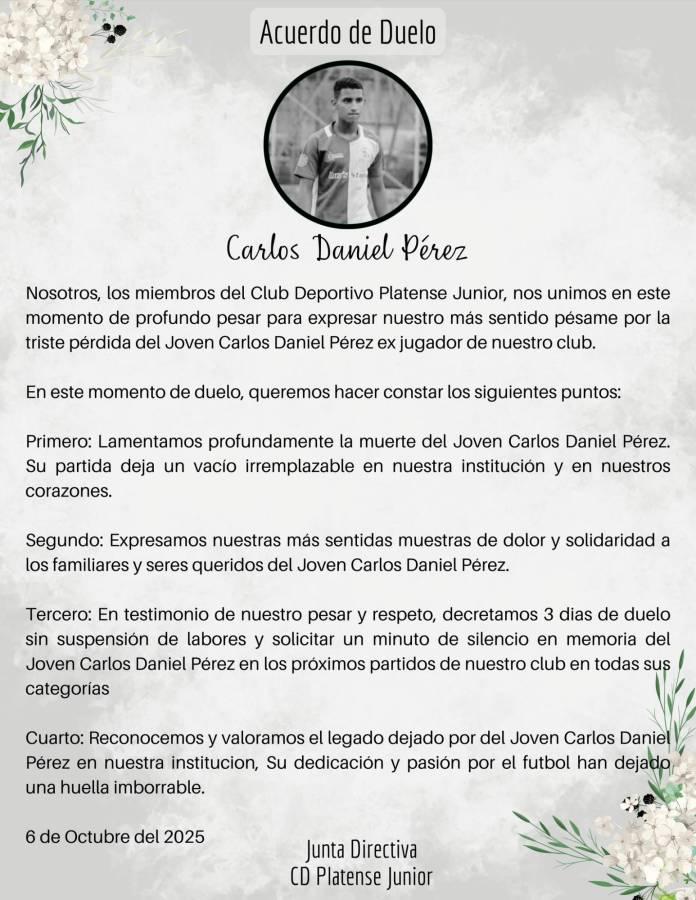 Futbolista hondureño es asesinado en su propia casa en San Pedro Sula