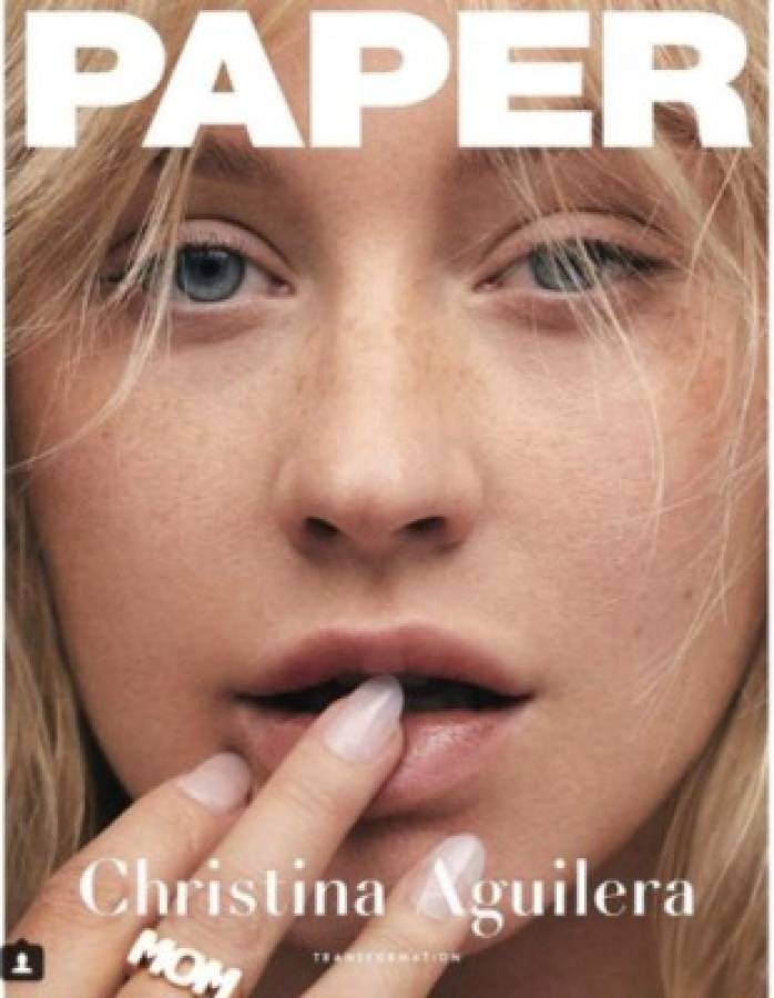 Christina Aguilera luce irreconocible en la portada de Paper Magazine