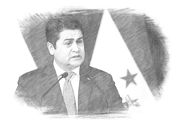 El video de JOH en un púlpito no es del momento en el que testificó en su juicio