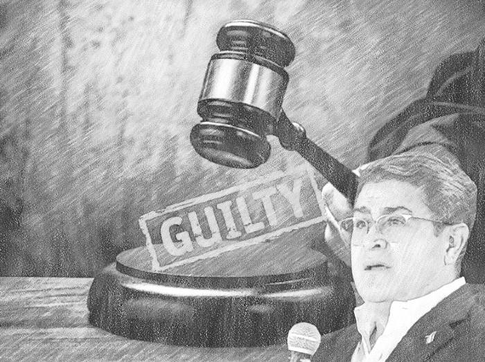 Es falso que JOH fue hallado “no culpable” y que salió en libertad el 8 de marzo de 2024