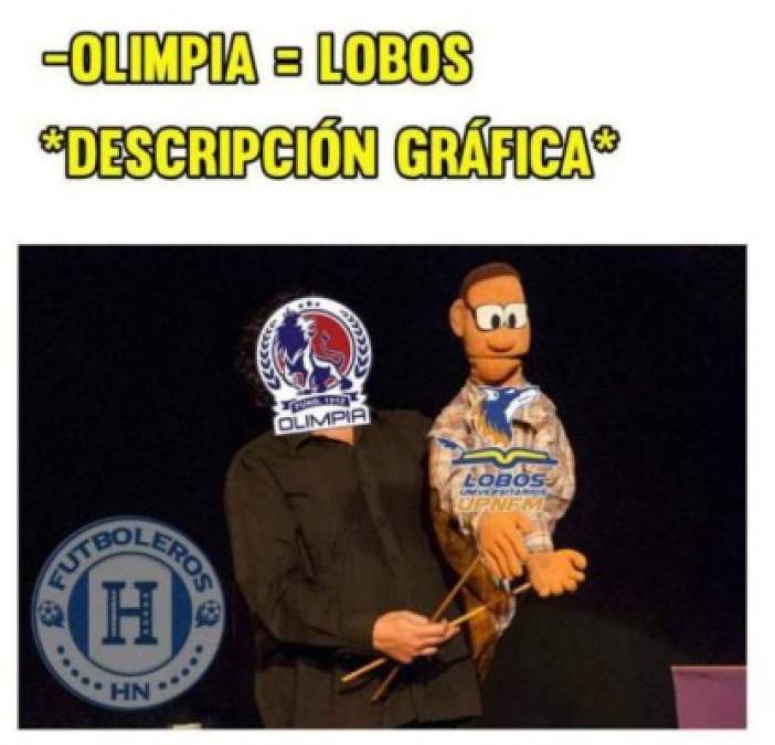 Motagua protagoniza los crueles memes tras el triunfo de Olimpia ante Lobos UPNFM