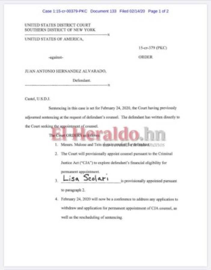 Tony Hernández recurre a defensa pública tras ser abandonado por sus abogados