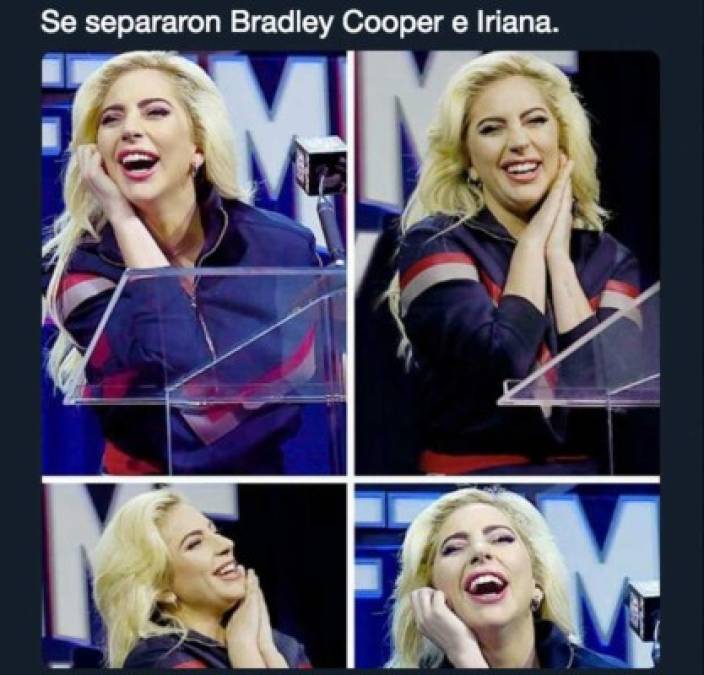 MEMES: Irina Shayk y Bradley Cooper se separan y Lady Gaga sale a relucir