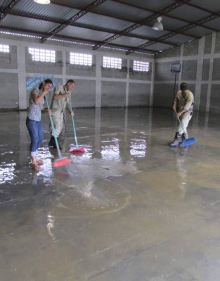 Lluvias provocan inundaciones en las partes bajas de Danlí