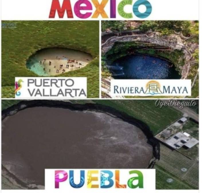 Los divertidos memes que ha dejado el enorme socavón de Puebla