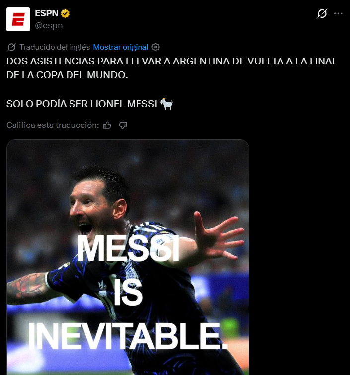 Dios es argentino Historia: Reacción de la prensa tras pase de Argentina a final del Mundial 2026